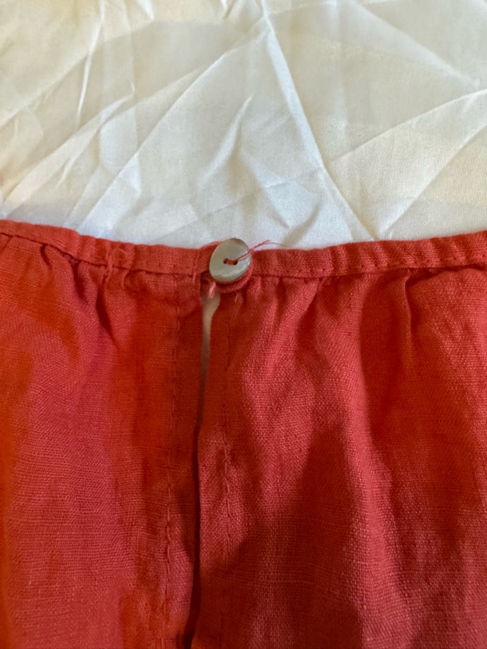 Lungo L’Arno 100% linen shift dress size medium - Picture 5 of 7